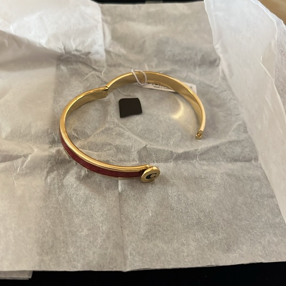 Coach Iconic Glitter Bangle In Red - Picture 5 of 7